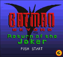 Batman Beyond Title Screen